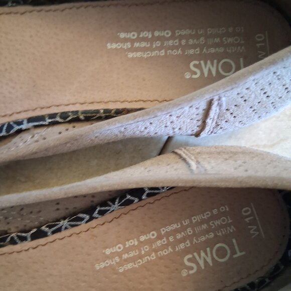 TOMS flat shoes 10 W - Picture 3 of 4